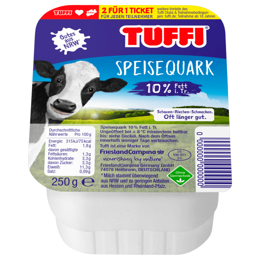 Tuffi Speisequark 10% 250g